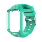 For Tomtom 2 / 3 Radium Carving Texture Watch Band(Mint Green) - 1