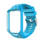 For Tomtom 2 / 3 Radium Carving Texture Watch Band(Sky Blue) - 1