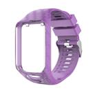 For Tomtom 2 / 3 Radium Carving Texture Watch Band(Purple) - 1