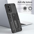 For Motorola Moto G Power 2024 Variety Brave Armor Finger Loop Holder Phone Case(Black) - 2
