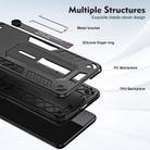 For Motorola Moto G Power 2024 Variety Brave Armor Finger Loop Holder Phone Case(Black) - 3