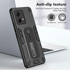 For Motorola Moto G84 Variety Brave Armor Finger Loop Holder Phone Case(Black) - 2