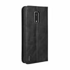 For BLU View 4 / View 2 Magnetic Buckle Retro Texture Leather Phone Case(Black) - 3