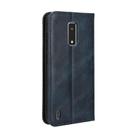 For BLU View 4 / View 2 Magnetic Buckle Retro Texture Leather Phone Case(Blue) - 3