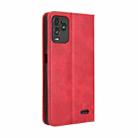 For BLU View 5 Pro Magnetic Buckle Retro Texture Leather Phone Case(Red) - 3