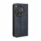 For OnePlus 12 Magnetic Buckle Retro Texture Leather Phone Case(Blue) - 3