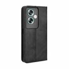 For OnePlus Nord N30 SE / OPPO A79 5G Magnetic Buckle Retro Texture Leather Phone Case(Black) - 3