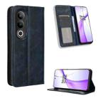 For OnePlus Ace 3V 5G Magnetic Buckle Retro Texture Leather Phone Case(Blue) - 1