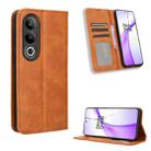 For OnePlus Ace 3V 5G Magnetic Buckle Retro Texture Leather Phone Case(Brown) - 1