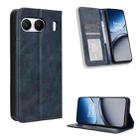 For OnePlus Nord 4 5G Magnetic Buckle Retro Texture Leather Phone Case(Blue) - 1