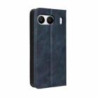 For OnePlus Nord 4 5G Magnetic Buckle Retro Texture Leather Phone Case(Blue) - 3