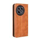 For OnePlus Ace 5 5G / 5 Pro 5G / 13R 5G Magnetic Buckle Retro Texture Leather Phone Case(Brown) - 3