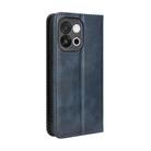 For OnePlus 13T Magnetic Buckle Retro Texture Leather Phone Case(Blue) - 3