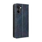 For OnePlus Ace 5 Racing 5G Magnetic Buckle Retro Texture Leather Phone Case(Blue) - 3
