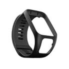 For Tomtom 2 / 3 Universal Silicone Watch Band(Black) - 1