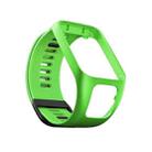 For Tomtom 2 / 3 Universal Silicone Watch Band(Green) - 1