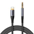 JOYROOM SY-A06 Transsion Series 8 Pin to 3.5mm AUX Audio Adapter Cable, Length: 1.2m(Black) - 1