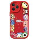 For iPhone 11 Pro Lamb Leather Texture New Year Design Full Coverage Phone Case(Cartoon Animals) - 1