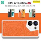 C20 Art Edition, 3GB+32GB, 6.53 inch Face Identification Android 8.1 MTK6753 Octa Core , Network: 4G, Dual SIM(Black) - 5