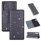 For Samsung Galaxy A7 (2018) / A750 Ultrathin Glitter Magnetic Horizontal Flip Leather Case with Holder & Card Slots(Gray) - 1