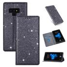 For Samsung Galaxy Note 9 Ultrathin Glitter Magnetic Horizontal Flip Leather Case with Holder & Card Slots(Gray) - 1