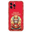 For iPhone 13 Pro New Year Red Silicone Shockproof Phone Case(Year OF The Dragon) - 1