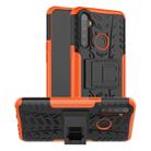 For OPPO Realme / Realme C3 Tire Texture Shockproof TPU + PC Protective Case with Holder(Orange) - 1