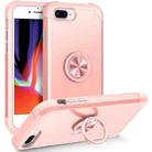 For iPhone 8 Plus / 7 Plus L2 Rotating Ring Holder Magnetic Phone Case(Rose Gold) - 1