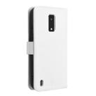 For BLU View 4 / View 2 2023 Diamond Texture Leather Phone Case(White) - 3