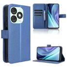 For itel A50 Diamond Texture Leather Phone Case(Blue) - 1