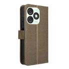 For itel A50 Diamond Texture Leather Phone Case(Brown) - 3