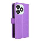 For itel A50 Diamond Texture Leather Phone Case(Purple) - 3