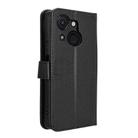 For itel A50C Diamond Texture Leather Phone Case(Black) - 3