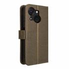 For itel A50C Diamond Texture Leather Phone Case(Brown) - 3