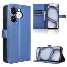 For itel A80 4G Diamond Texture Leather Phone Case(Blue) - 1