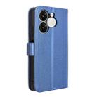 For itel A80 4G Diamond Texture Leather Phone Case(Blue) - 3