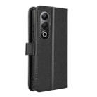 For itel S25 4G Diamond Texture Leather Phone Case(Black) - 3