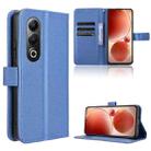 For itel S25 4G Diamond Texture Leather Phone Case(Blue) - 1