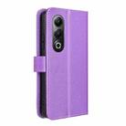 For itel S25 4G Diamond Texture Leather Phone Case(Purple) - 3