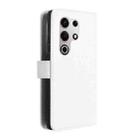 For itel S25 Ultra 4G Diamond Texture Leather Phone Case(White) - 3