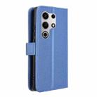 For itel S25 Ultra 4G Diamond Texture Leather Phone Case(Blue) - 3