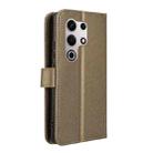 For itel S25 Ultra 4G Diamond Texture Leather Phone Case(Brown) - 3