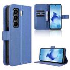 For itel Power 70 Diamond Texture Leather Phone Case(Blue) - 1