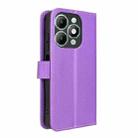 For itel A90 4G Diamond Texture Leather Phone Case(Purple) - 3