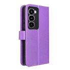 For itel City 100 4G Diamond Texture Leather Phone Case(Purple) - 3