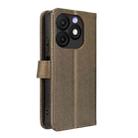 For itel Zeno 10 Diamond Texture Leather Phone Case(Brown) - 3