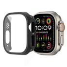 For Apple Watch Ultra 2 / Ultra 49mm Painting PC Hybrid Tempered Film Integrated Watch Case(Black) - 1