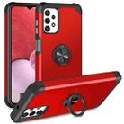 For Samsung Galaxy A13 4G / 5G / A32 5G L2 Rotating Ring Holder Magnetic Phone Case(Red) - 1