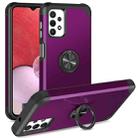 For Samsung Galaxy A13 4G / 5G / A32 5G L2 Rotating Ring Holder Magnetic Phone Case(Dark Purple) - 1
