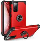 For Samsung Galaxy S20 FE L2 Rotating Ring Holder Magnetic Phone Case(Red) - 1